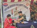 BSF organises free medical camp near India-Bangladesh border - Hindi News | BSF organises free medical camp near India-Bangladesh border | Latest national News at Lokmattimes.com