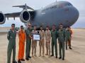 IAF contingents returning from Cobra Warrior exercise in UK take off for India after Riyadh stopover - Hindi News | IAF contingents returning from Cobra Warrior exercise in UK take off for India after Riyadh stopover | Latest international News at Lokmattimes.com