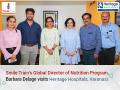 Smile Train's Global Director of Nutrition Program visits Heritage Hospitals, Varanasi - Hindi News | Smile Train's Global Director of Nutrition Program visits Heritage Hospitals, Varanasi | Latest business News at Lokmattimes.com