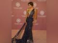 Zendaya looks gorgeous in blue saree, greets paps with Namaste at NMACC - Hindi News | Zendaya looks gorgeous in blue saree, greets paps with Namaste at NMACC | Latest entertainment News at Lokmattimes.com