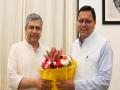 Uttarakhand CM Dhami meets Rail Minister Ashwini Vaishnav, thanked him for various Rail project in state - Hindi News | Uttarakhand CM Dhami meets Rail Minister Ashwini Vaishnav, thanked him for various Rail project in state | Latest national News at Lokmattimes.com