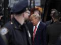 Trump surrenders at New York courthouse for alleged role in hush money payment - Hindi News | Trump surrenders at New York courthouse for alleged role in hush money payment | Latest international News at Lokmattimes.com