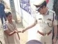 Telangana: Woman constable stops police commissioner from entering exam hall with mobile, gets rewarded - Hindi News | Telangana: Woman constable stops police commissioner from entering exam hall with mobile, gets rewarded | Latest national News at Lokmattimes.com