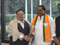 After joining BJP, Former Andhra CM Kiran Reddy meets JP Nadda - Hindi News | After joining BJP, Former Andhra CM Kiran Reddy meets JP Nadda | Latest politics News at Lokmattimes.com