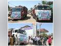 J-K: 100 trucks flagged off to facilitate migratory tribal population - Hindi News | J-K: 100 trucks flagged off to facilitate migratory tribal population | Latest national News at Lokmattimes.com