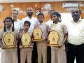 Ramanathapuram district admin felicitates students for completing training at Sriharikota Space Research Center - Hindi News | Ramanathapuram district admin felicitates students for completing training at Sriharikota Space Research Center | Latest national News at Lokmattimes.com