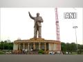 Telangana: CM KCR unveils 125-feet statue of BR Ambedkar on his 133rd birth anniversary - Hindi News | Telangana: CM KCR unveils 125-feet statue of BR Ambedkar on his 133rd birth anniversary | Latest national News at Lokmattimes.com