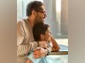 Ajay Devgn gives a sneak peek into "baap-beta" moments with his son Yug - Hindi News | Ajay Devgn gives a sneak peek into "baap-beta" moments with his son Yug | Latest entertainment News at Lokmattimes.com