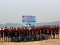 Indian Navy conducts beach clean-up drive in Visakhapatnam - Hindi News | Indian Navy conducts beach clean-up drive in Visakhapatnam | Latest national News at Lokmattimes.com