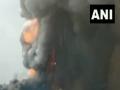 Fire breaks out at firecracker company in Gujarat's Aravalli - Hindi News | Fire breaks out at firecracker company in Gujarat's Aravalli | Latest national News at Lokmattimes.com