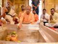 CM Yogi visits Kashi, offers prayers for victory in civic polls - Hindi News | CM Yogi visits Kashi, offers prayers for victory in civic polls | Latest politics News at Lokmattimes.com