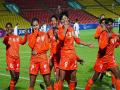 AFC U17 Women's Asian Cup Qualifiers: Indian team downs Kyrgyz Republic 1-0 - Hindi News | AFC U17 Women's Asian Cup Qualifiers: Indian team downs Kyrgyz Republic 1-0 | Latest football News at Lokmattimes.com