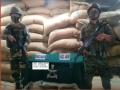 Mizoram: Assam Rifles, Custom seizes illegal areca nuts worth over Rs 1.9 cr at Champai - Hindi News | Mizoram: Assam Rifles, Custom seizes illegal areca nuts worth over Rs 1.9 cr at Champai | Latest national News at Lokmattimes.com