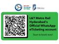 Traveling for an IPL match? L&amp;T Metro Rail, Hyderabad makes it all easy with WhatsApp e-ticketing - Hindi News | Traveling for an IPL match? L&amp;T Metro Rail, Hyderabad makes it all easy with WhatsApp e-ticketing | Latest business News at Lokmattimes.com