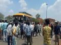 MP: Group of people vandalise bus, create ruckus after youth succumbs to injuries in dispute over old enmity in Guna - Hindi News | MP: Group of people vandalise bus, create ruckus after youth succumbs to injuries in dispute over old enmity in Guna | Latest national News at Lokmattimes.com
