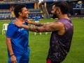 Watch: Sachin Tendulkar and Virat Kohli meet, share few laughs ahead of MI-RCB clash - Hindi News | Watch: Sachin Tendulkar and Virat Kohli meet, share few laughs ahead of MI-RCB clash | Latest cricket News at Lokmattimes.com