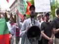 Pakistan Tehreek-e-Insaf supporters hold protest outside Pak Embassy in Washington over Imran Khan's arrest - Hindi News | Pakistan Tehreek-e-Insaf supporters hold protest outside Pak Embassy in Washington over Imran Khan's arrest | Latest international News at Lokmattimes.com