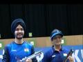 ISSF World Cup Baku: India's Divya Subbaraju Thadigol, Sarabjot Singh strike gold medal in 10m air pistol mixed team - Hindi News | ISSF World Cup Baku: India's Divya Subbaraju Thadigol, Sarabjot Singh strike gold medal in 10m air pistol mixed team | Latest other-sports News at Lokmattimes.com