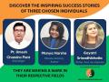 Discover the inspiring success stories of three chosen individuals who are making a mark in their respective fields - Hindi News | Discover the inspiring success stories of three chosen individuals who are making a mark in their respective fields | Latest business News at Lokmattimes.com