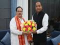 Jairam Thakur meets JP Nadda, discusses roadmap for 2024 LS polls in Himachal - Hindi News | Jairam Thakur meets JP Nadda, discusses roadmap for 2024 LS polls in Himachal | Latest politics News at Lokmattimes.com