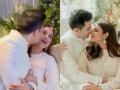 WATCH: Raghav Chadha kisses Parineeti Chopra as she sings 'Ve Maahi' at their engagement - Hindi News | WATCH: Raghav Chadha kisses Parineeti Chopra as she sings 'Ve Maahi' at their engagement | Latest entertainment News at Lokmattimes.com