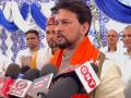 Anurag Thakur urges wrestlers to end protest, asks to have "faith in law and order" - Hindi News | Anurag Thakur urges wrestlers to end protest, asks to have "faith in law and order" | Latest politics News at Lokmattimes.com