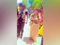 Locals in MP village garland woman, her 'lover' with shoes, parade them - Hindi News | Locals in MP village garland woman, her 'lover' with shoes, parade them | Latest national News at Lokmattimes.com