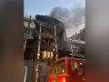 Fire breaks out at shoe factory in Delhi - Hindi News | Fire breaks out at shoe factory in Delhi | Latest national News at Lokmattimes.com