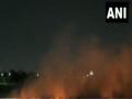 Fire breaks out at dumping ground in Noida sector 32 - Hindi News | Fire breaks out at dumping ground in Noida sector 32 | Latest national News at Lokmattimes.com