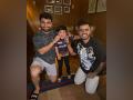IPL: Rinku Singh, Nitish Rana pose with Abdu Rozik - Hindi News | IPL: Rinku Singh, Nitish Rana pose with Abdu Rozik | Latest entertainment News at Lokmattimes.com