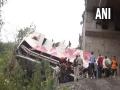 J-K: 7 killed after Katra-bound bus falls into gorge in Jammu - Hindi News | J-K: 7 killed after Katra-bound bus falls into gorge in Jammu | Latest national News at Lokmattimes.com