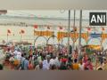 Ganga Dussehra: Devotees take holy dip in Varanasi - Hindi News | Ganga Dussehra: Devotees take holy dip in Varanasi | Latest national News at Lokmattimes.com