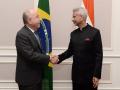Jaishankar, Brazilian counterpart hold talks on advancing cooperation in BRICS, IBSA, G20 blocs - Hindi News | Jaishankar, Brazilian counterpart hold talks on advancing cooperation in BRICS, IBSA, G20 blocs | Latest international News at Lokmattimes.com