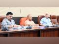 UP CM Yogi Adityanath holds review meeting of development projects in Varanasi - Hindi News | UP CM Yogi Adityanath holds review meeting of development projects in Varanasi | Latest national News at Lokmattimes.com