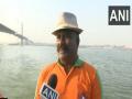 Bihar: SDRF personnel inspects river Ganga after bridge collapse; Guard missing - Hindi News | Bihar: SDRF personnel inspects river Ganga after bridge collapse; Guard missing | Latest national News at Lokmattimes.com