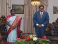 President Murmu, counterpart Santokhi meet with official delegation in Suriname - Hindi News | President Murmu, counterpart Santokhi meet with official delegation in Suriname | Latest international News at Lokmattimes.com