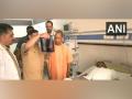 Lucknow court firing: CM Yogi meets injured in hospital - Hindi News | Lucknow court firing: CM Yogi meets injured in hospital | Latest national News at Lokmattimes.com