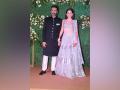 Sonnalli Seyggal, Ashesh Sajnani beam with joy in pics from wedding reception - Hindi News | Sonnalli Seyggal, Ashesh Sajnani beam with joy in pics from wedding reception | Latest entertainment News at Lokmattimes.com