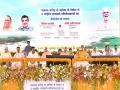 CM Yogi, Union Minister Gadkari lay foundation stone of road projects worth Rs 6,215 crore in UP's Deoria - Hindi News | CM Yogi, Union Minister Gadkari lay foundation stone of road projects worth Rs 6,215 crore in UP's Deoria | Latest national News at Lokmattimes.com
