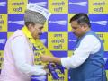 Former Madhya Pradesh Cabinet Minister Akhand Pratap Singh joins AAP - Hindi News | Former Madhya Pradesh Cabinet Minister Akhand Pratap Singh joins AAP | Latest politics News at Lokmattimes.com