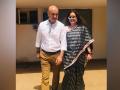 Anupam Kher wishes wife Kirron Kher on her birthday, pens long note - Hindi News | Anupam Kher wishes wife Kirron Kher on her birthday, pens long note | Latest entertainment News at Lokmattimes.com