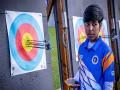 Indian archer Aditi Gopichand breaks U-18 compound world record in Medellin - Hindi News | Indian archer Aditi Gopichand breaks U-18 compound world record in Medellin | Latest other-sports News at Lokmattimes.com