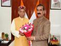 Himachal CM Sukhu calls on Governor Shiv Pratap Shukla - Hindi News | Himachal CM Sukhu calls on Governor Shiv Pratap Shukla | Latest national News at Lokmattimes.com