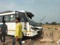 26 injured as bus rams into bridge in Chhattisgarh's Raigarh - Hindi News | 26 injured as bus rams into bridge in Chhattisgarh's Raigarh | Latest national News at Lokmattimes.com