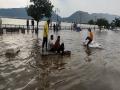 Rajasthan: Anasagar lake overflows after heavy rains in Ajmer - Hindi News | Rajasthan: Anasagar lake overflows after heavy rains in Ajmer | Latest national News at Lokmattimes.com