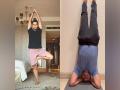 Virender Sehwag, Pragyan Ojha celebrate International Yoga Day - Hindi News | Virender Sehwag, Pragyan Ojha celebrate International Yoga Day | Latest cricket News at Lokmattimes.com