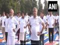 9th International Yoga Day: Railways Minister Ashwini Vaishnaw performs Yoga in Odisha's Balasore - Hindi News | 9th International Yoga Day: Railways Minister Ashwini Vaishnaw performs Yoga in Odisha's Balasore | Latest national News at Lokmattimes.com