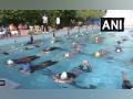 International Yoga Day: Underwater Yoga in Gujarat's Rajkot, Tamil Nadu's Rameswaram - Hindi News | International Yoga Day: Underwater Yoga in Gujarat's Rajkot, Tamil Nadu's Rameswaram | Latest national News at Lokmattimes.com