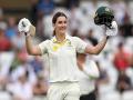 Women's Ashes 1st Test: Sutherland's maiden Test ton powers Australia to 473 against England (Day 2) - Hindi News | Women's Ashes 1st Test: Sutherland's maiden Test ton powers Australia to 473 against England (Day 2) | Latest cricket News at Lokmattimes.com
