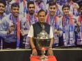 Assam CM Himanta Biswa Sarma visits BAI office as Thomos Cup showcased - Hindi News | Assam CM Himanta Biswa Sarma visits BAI office as Thomos Cup showcased | Latest other-sports News at Lokmattimes.com